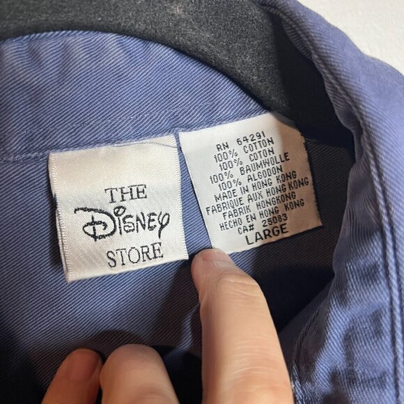 Vintage Disney Winnie the Pooh blue button down shirt - Picture 4 of 5